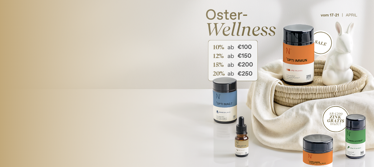 Oster-Sale bei Nutrador®: Bis zu 20 % Rabatt auf Gesundheit
