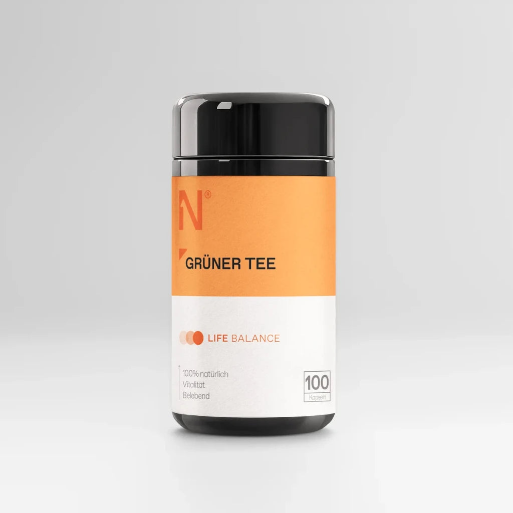 Green Tea 500 mg Capsules - Antioxidant for Metabolism & Vitality