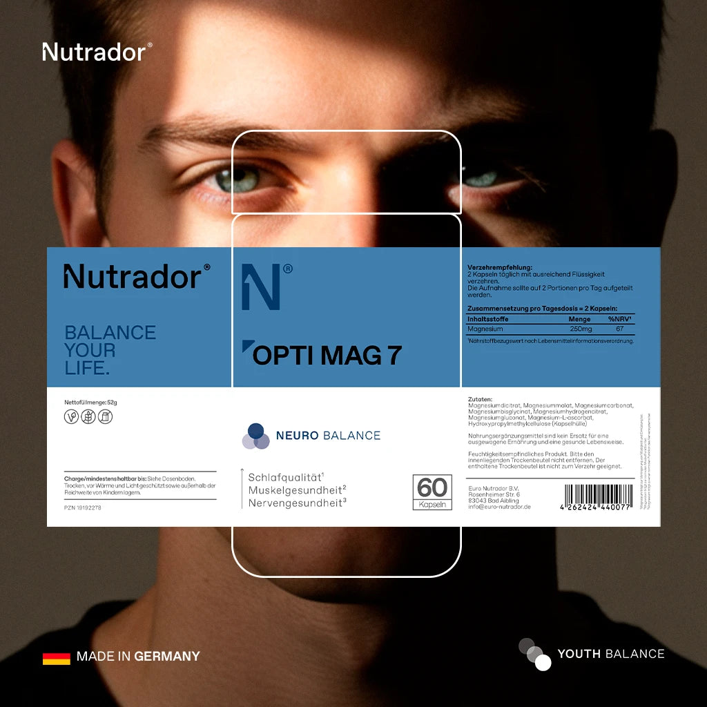 Opti Mag 7 Capsules - 7-fold Magnesium Power for Muscles & Nerves