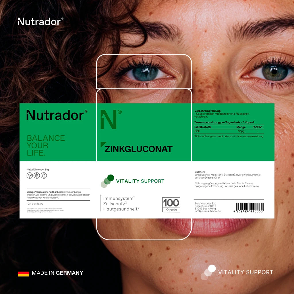 Zinc Gluconate Capsules - Strengthens Immune System & Skin Health