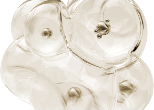 Decorative glass object